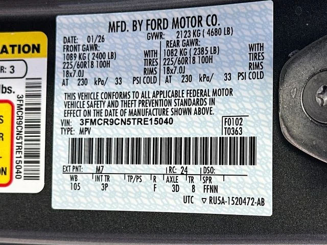 New 2026 Gray Metallic Ford Outer Banks image 21