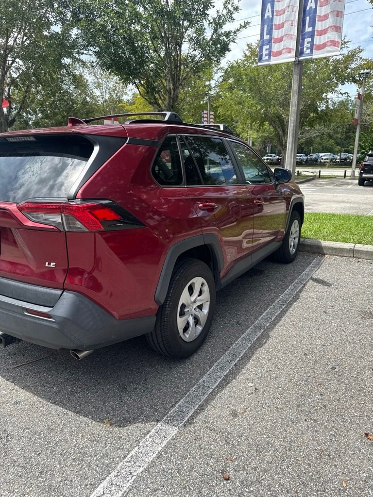 Certified Used 2021 Red Toyota LE image 4