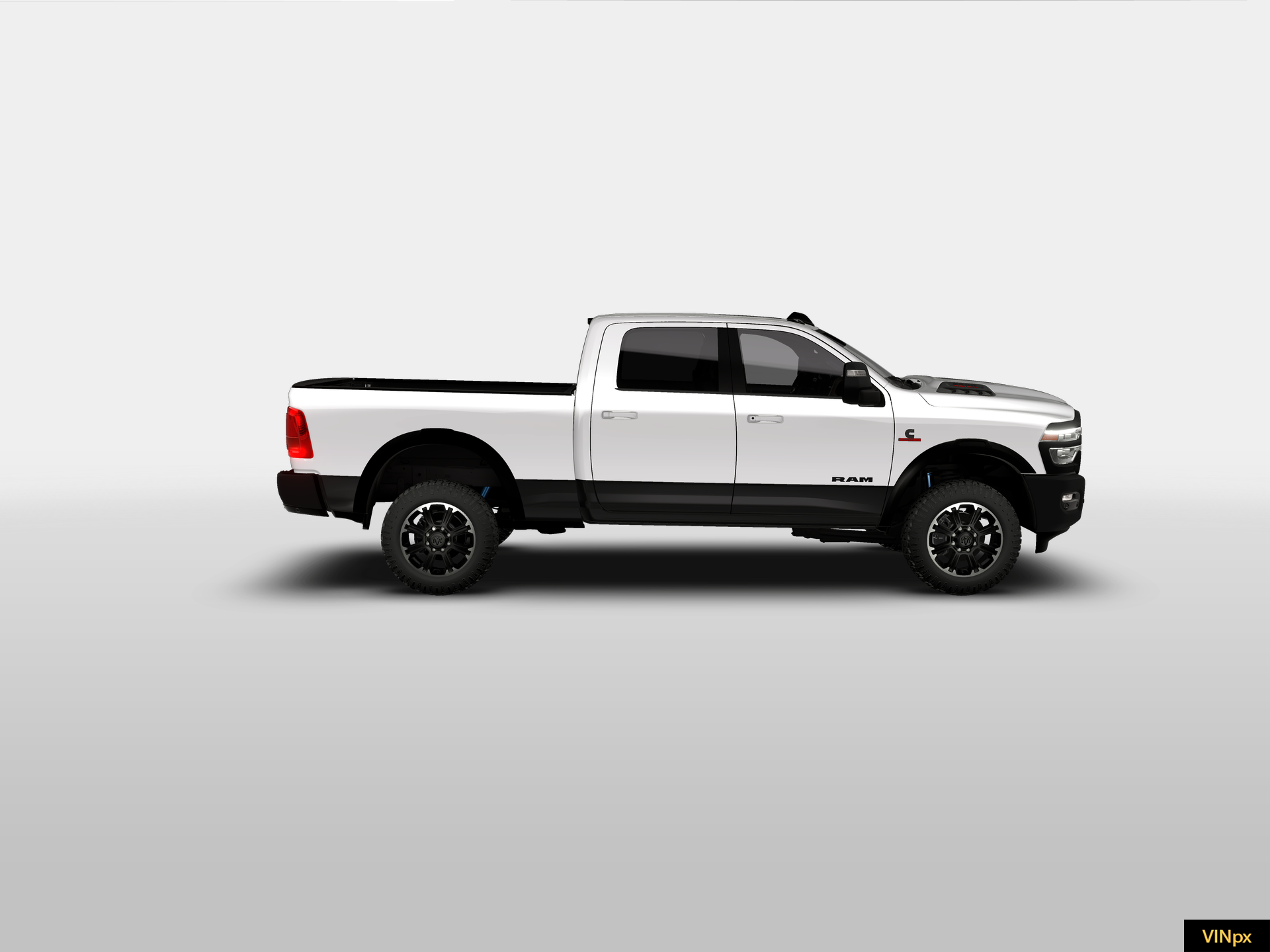 New 2026 Bright White Clear-Coat Exterior Paint RAM REBEL image 5
