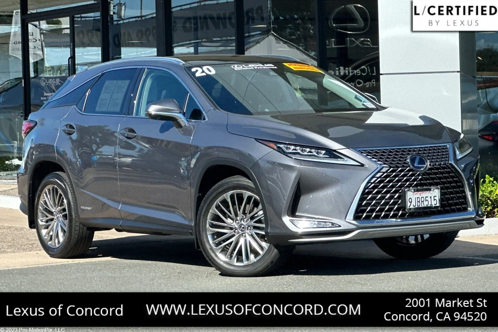Used 2020 Gray Pearl Lexus 450h image 1