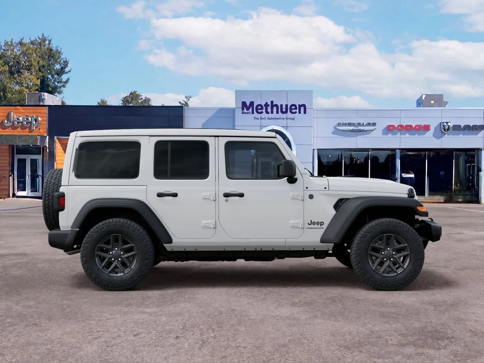New 2027 Bright White Clear-Coat Paint Jeep Sport S image 21