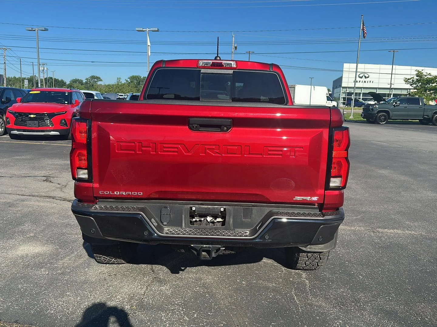 Used 2023 Radiant Red Tintcoat Chevrolet 4WD ZR2 image 3