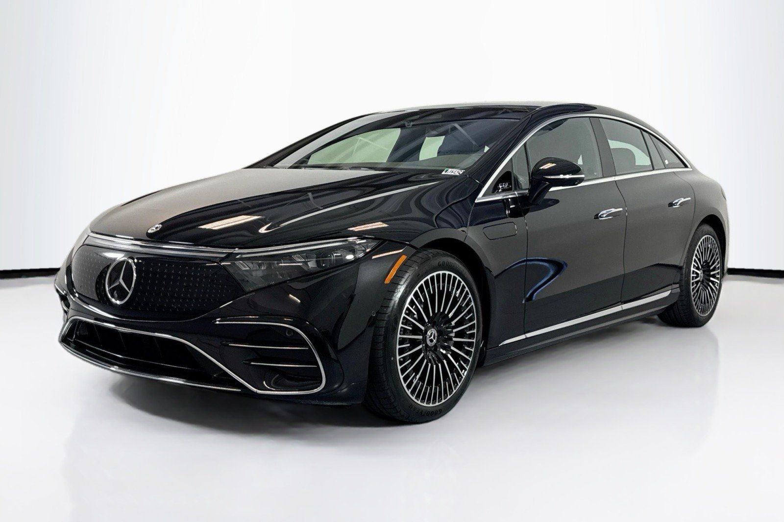 Certified Used 2023 Obsidian Black Metallic Mercedes-Benz EQS 580 4MATIC® Sedan image 1