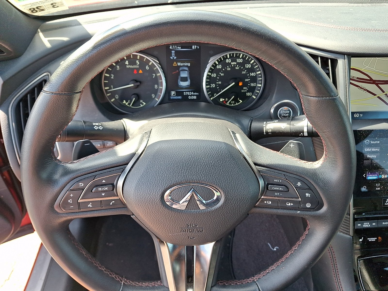Certified Used 2022 Dynamic Sunstone Red - NBA INFINITI RED SPORT 400 AWD image 19