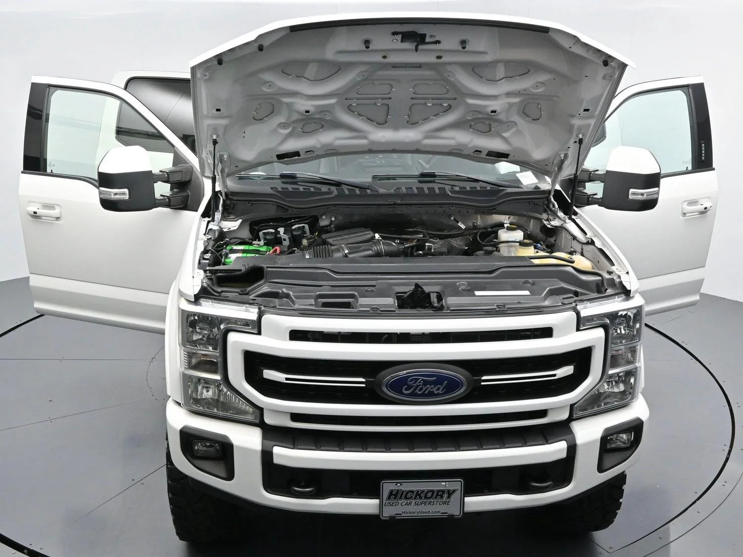 Used 2022 Star White Metallic Tri-Coat Ford LARIAT image 45