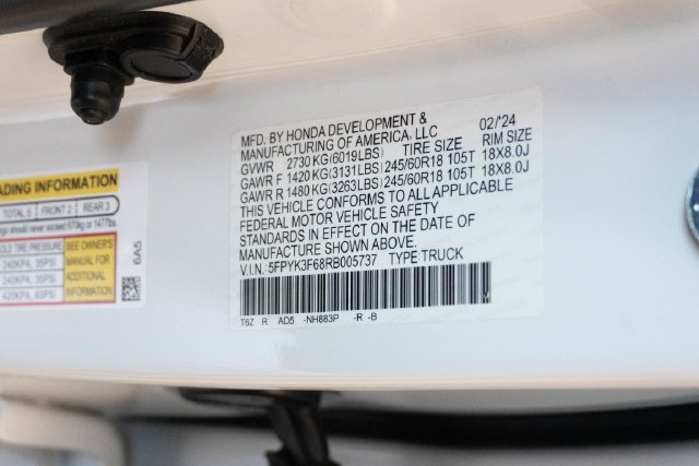 Used 2024 White Honda TrailSport image 28