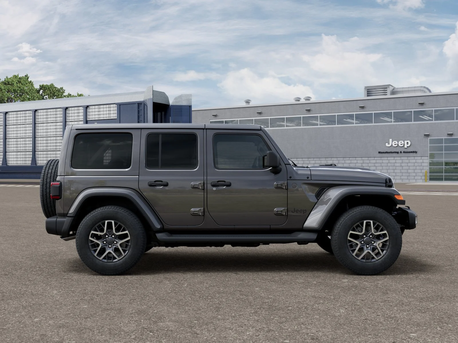 New 2027 Granite Crystal Metallic Clear-Coat Paint Jeep Sahara image 47