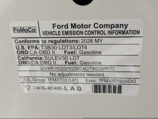 New 2026 Star White Metallic Tri-Coat Ford Tremor® image 58