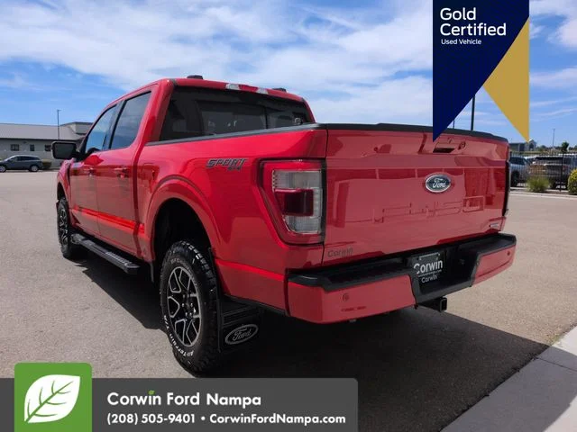 Certified Used 2021 Red Ford Lariat image 7