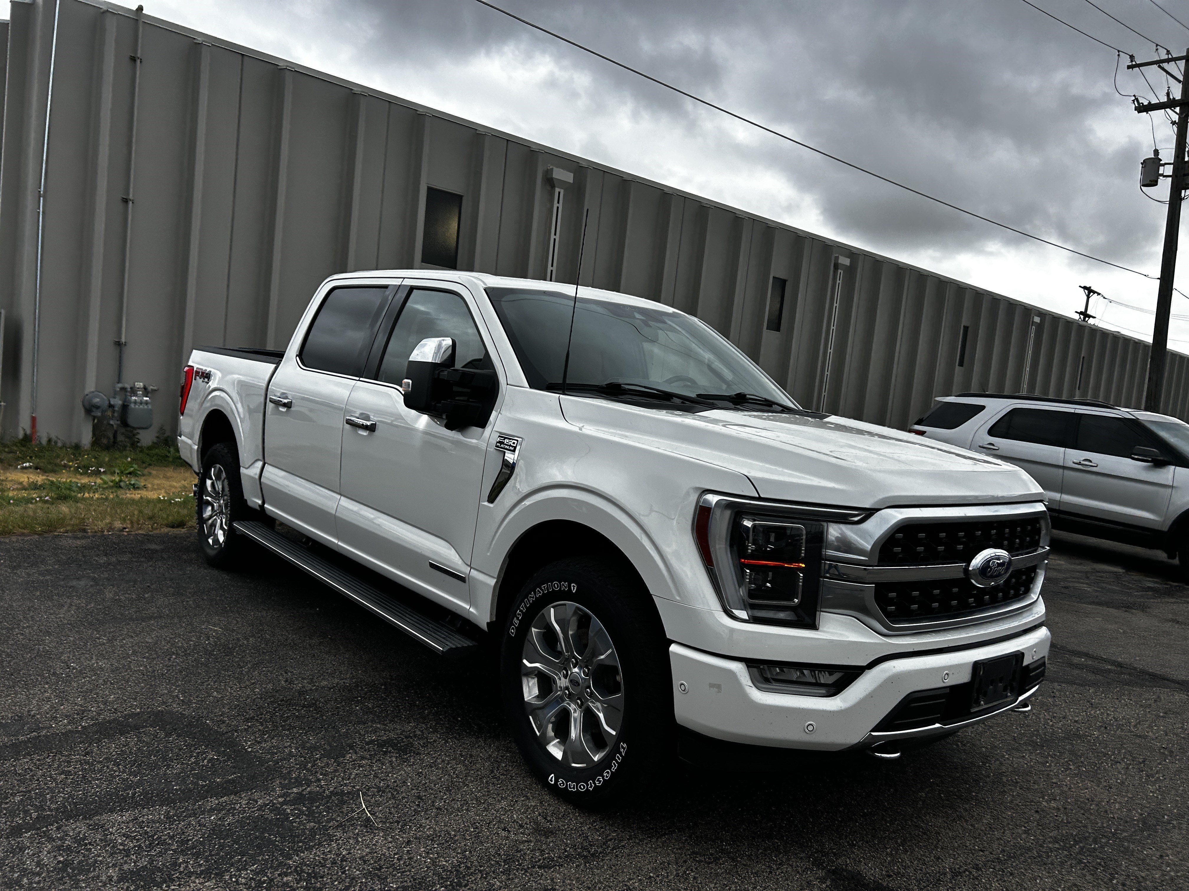 Used 2021 Star White Metallic Tri-Coat Ford Platinum image 7