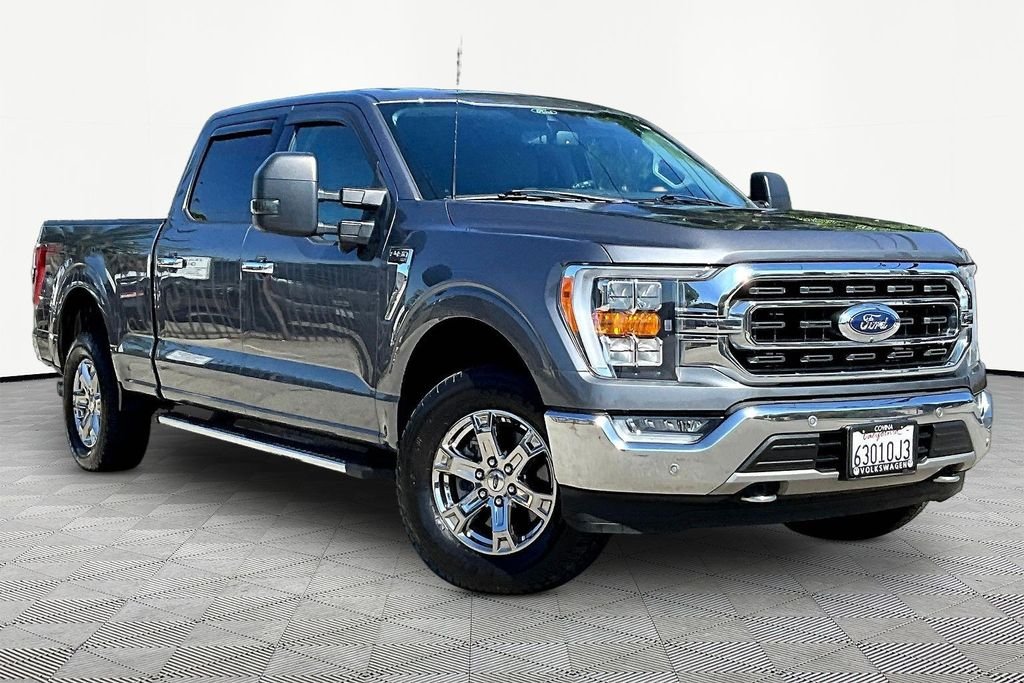 Used 2021 Gray Ford XLT image 1