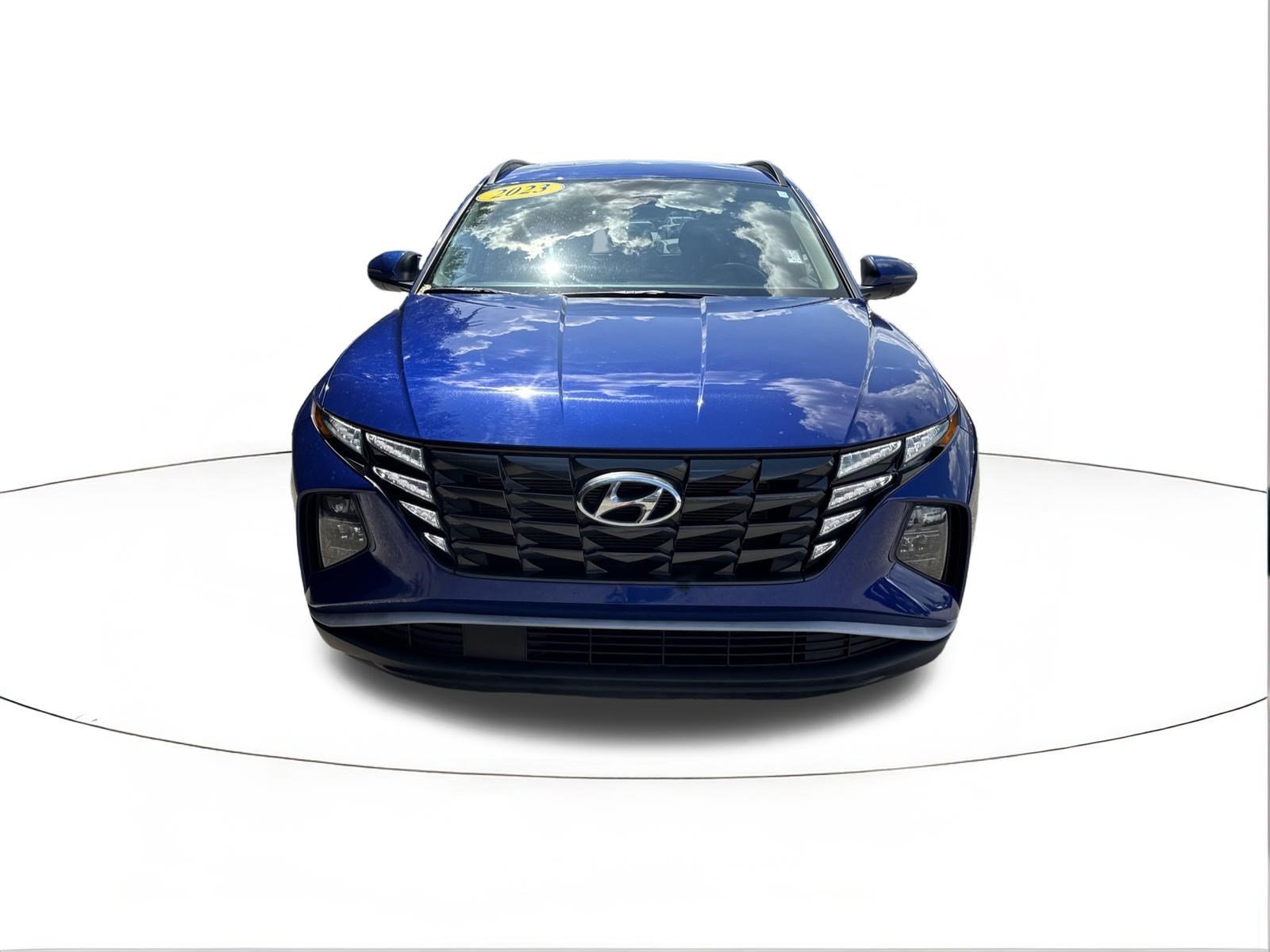 Certified Used 2023 Intense Blue Hyundai SEL image 8