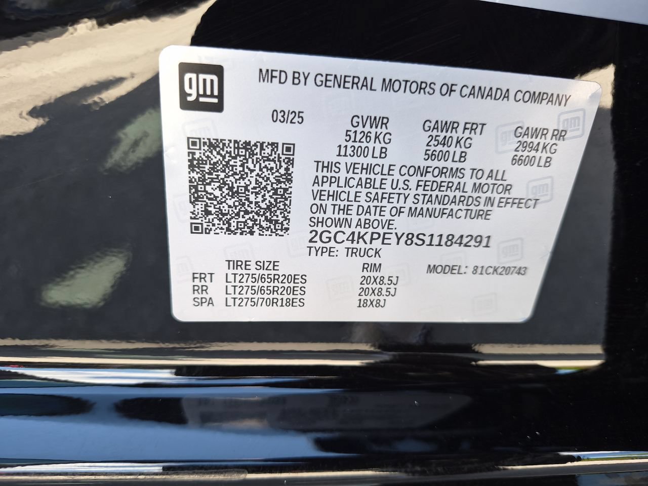 Used 2025 Black Chevrolet LTZ image 34