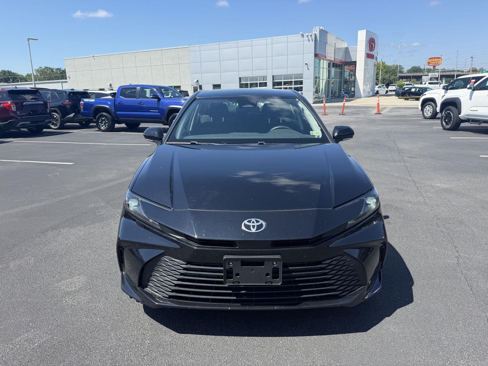 Used 2025 Midnight Black Metallic Toyota LE image 2