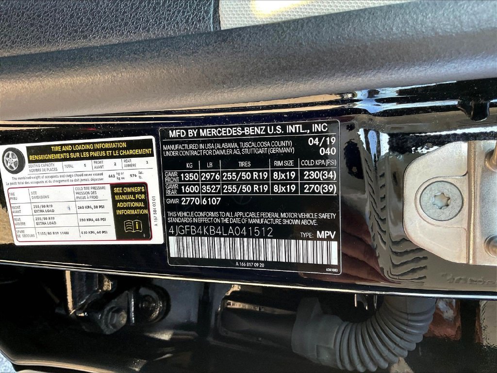 Certified Used 2020 Black Mercedes-Benz GLE 350 image 6