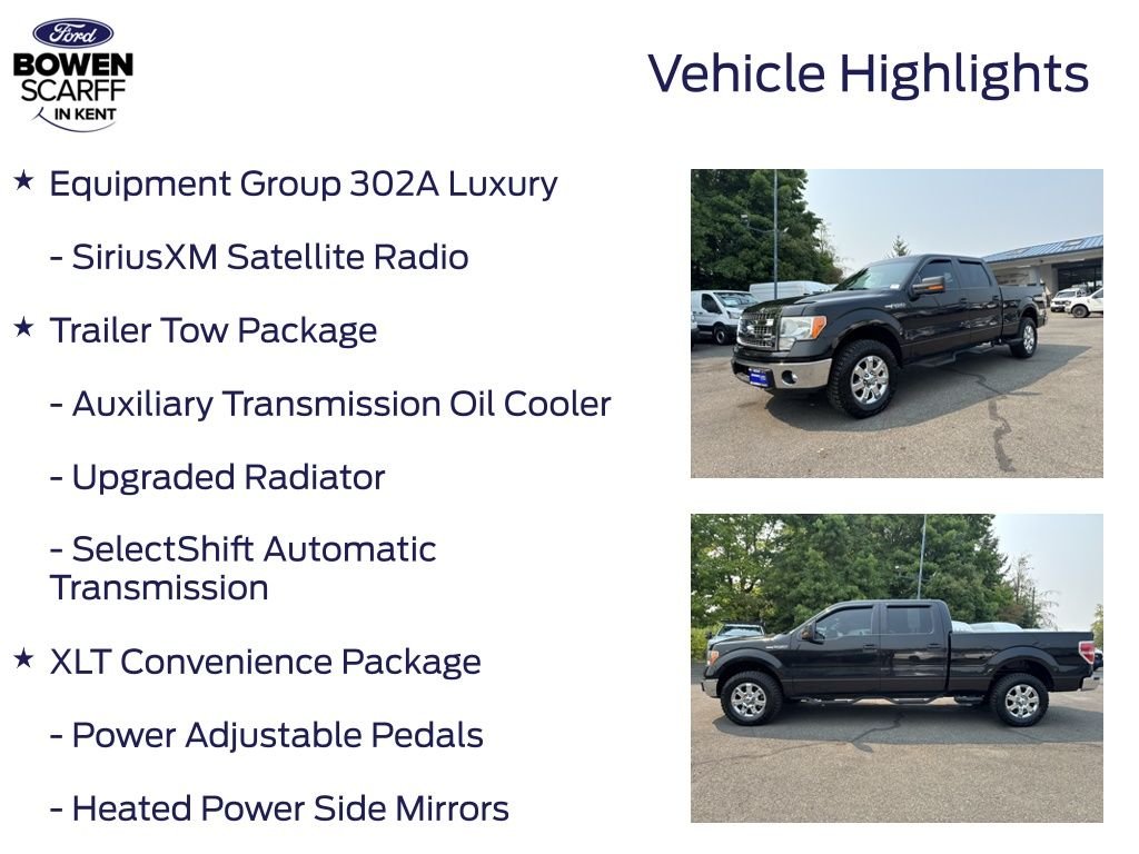 Certified Used 2013 Tuxedo Black Metallic Ford XLT image 8