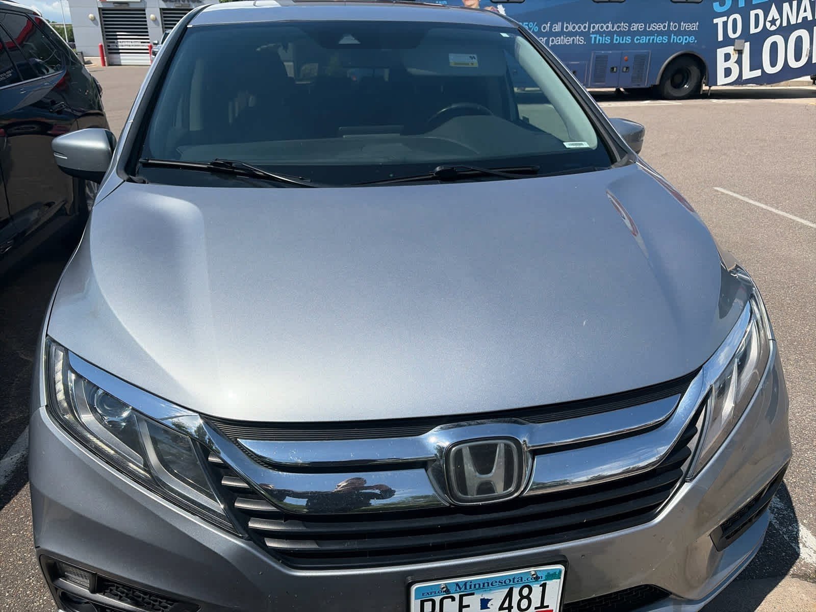 Used 2019 Honda Odyssey EX-L with VIN 5FNRL6H77KB115198 for sale in Golden Valley, Minnesota