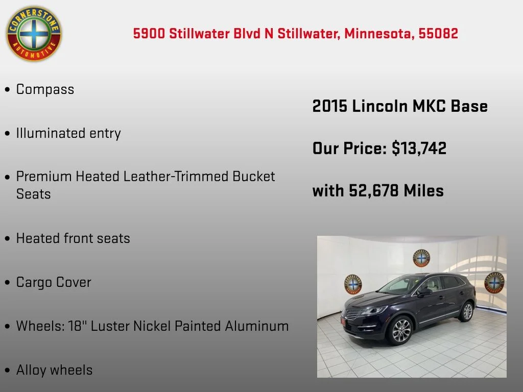 Used 2015 Purple Lincoln Base image 18