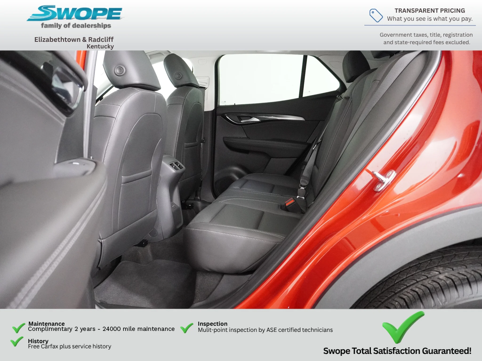 Used 2025 Brilliant Red Buick Preferred image 12
