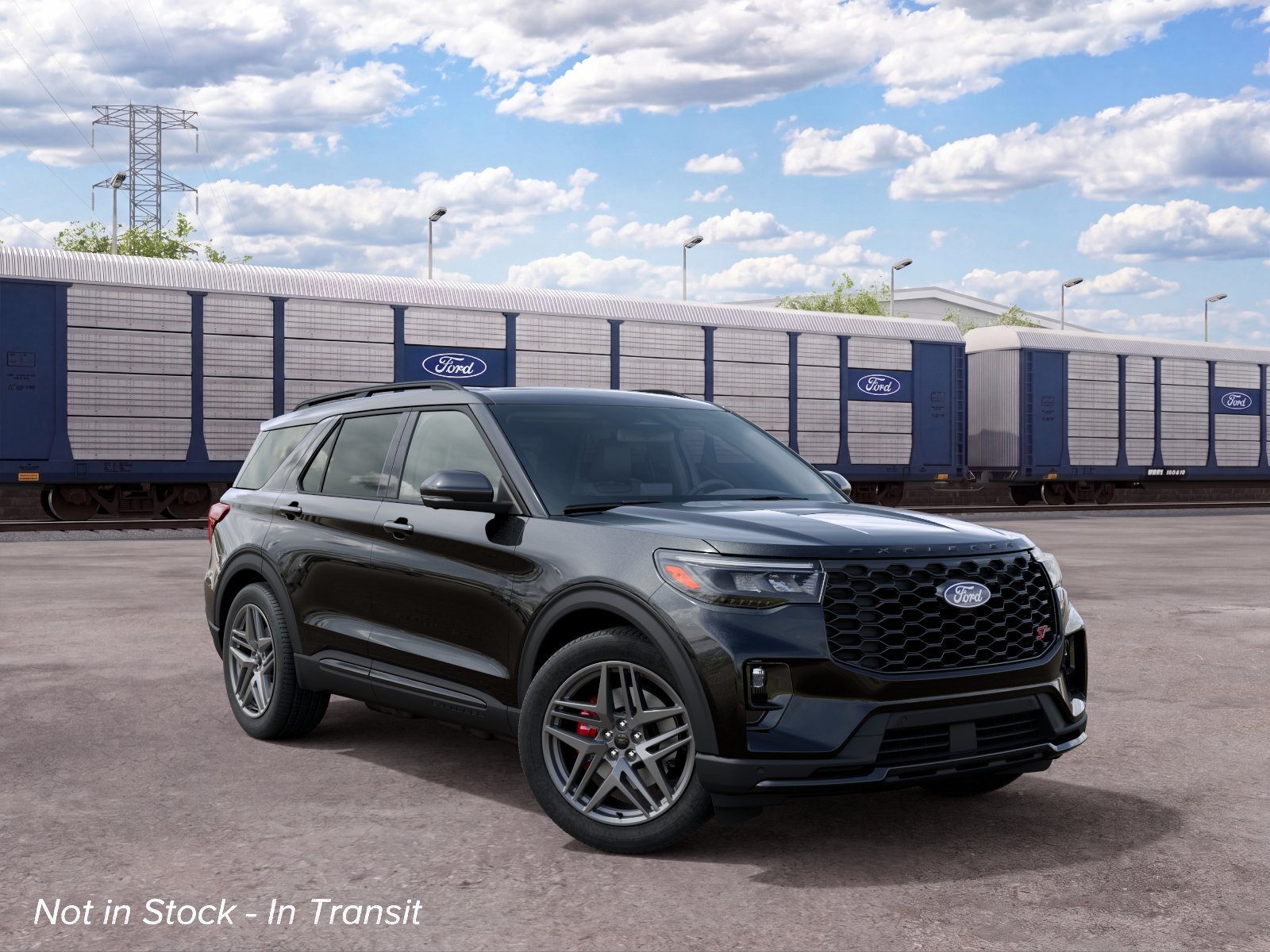 New 2027 Agate Black Metallic Ford ST image 4