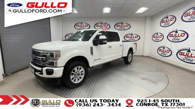 Certified Used 2022 White Metallic Ford Limited image 4