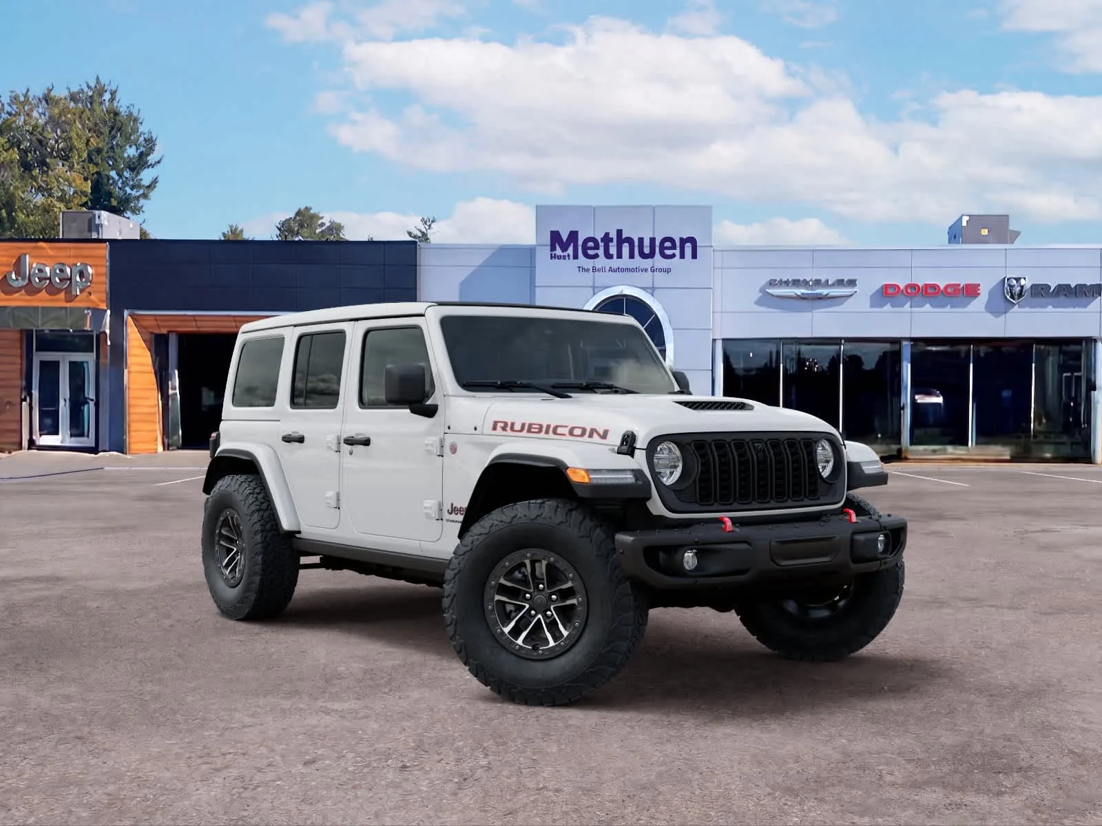 New 2027 Bright White Clearcoat Jeep Rubicon X image 5