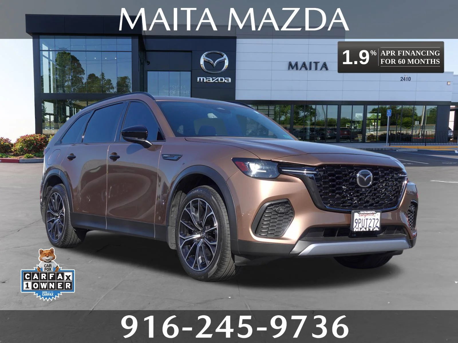 Certified Used 2025 Melting Copper Metallic Mazda Premium Plus image 1