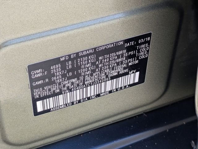 Used 2018 Green Subaru 2.5i image 29