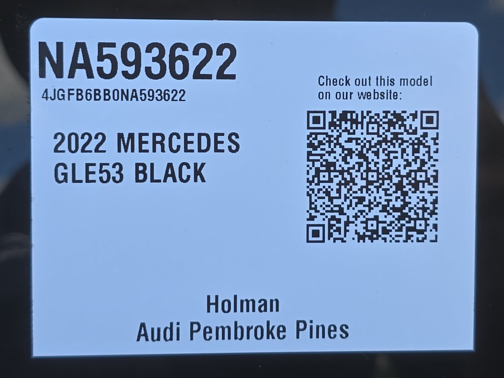 Used 2022 Black Mercedes-Benz GLE 53 AMG® image 30