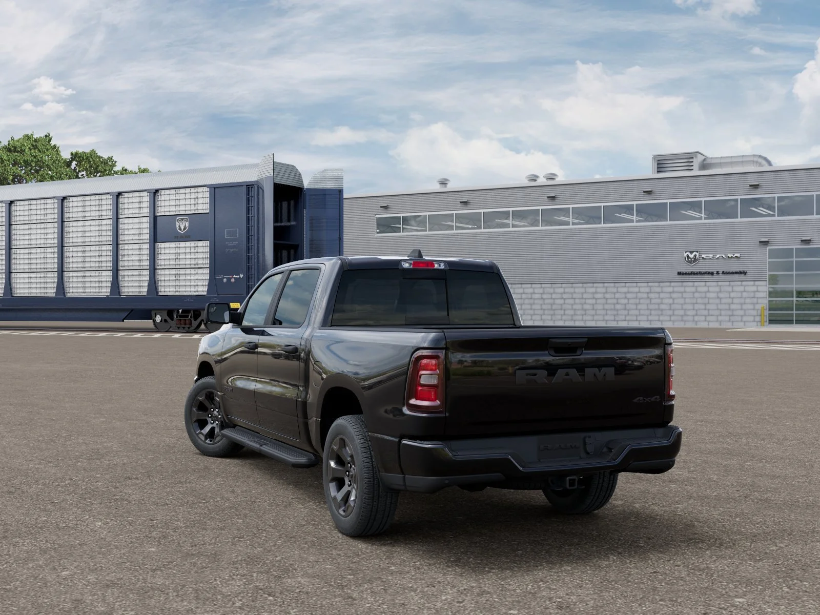 New 2026 Diamond Black Crystal Pearl-Coat Exterior Paint RAM Express image 3