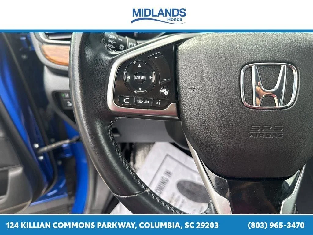 Certified Used 2021 Aegean Blue Metallic Honda EX-L image 29