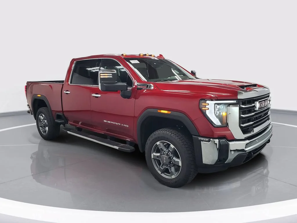 New 2026 Volcanic Red Tintcoat GMC SLT image 2