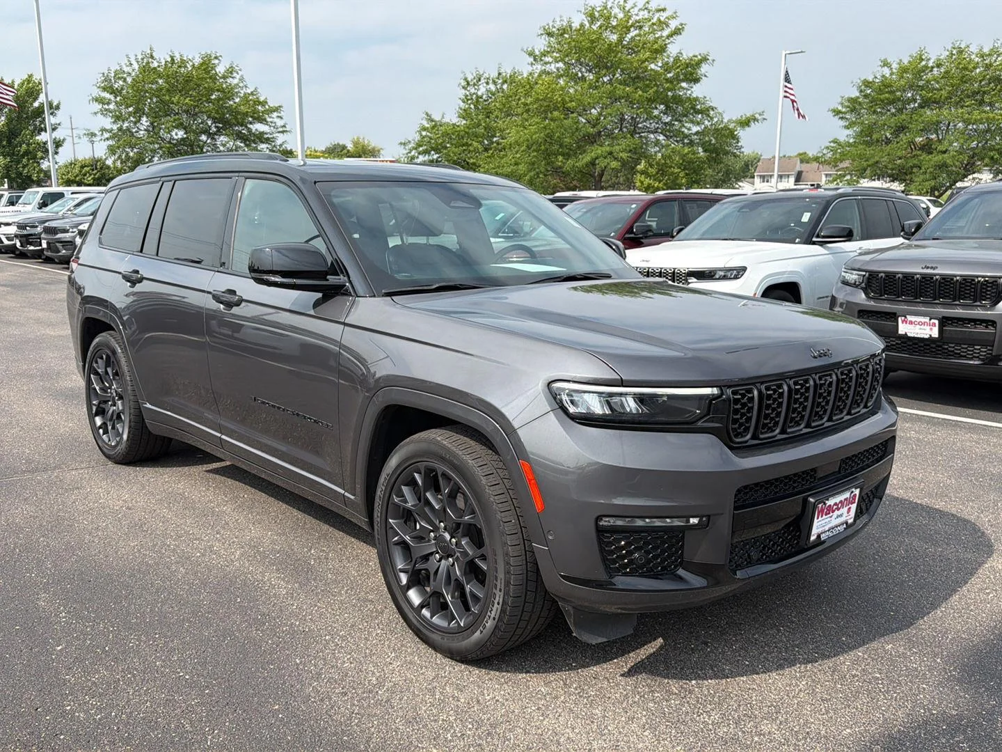 Certified 2024 Jeep Grand Cherokee L Summit Reserve with VIN 1C4RJKEG3R8590960 for sale in Waconia, Minnesota