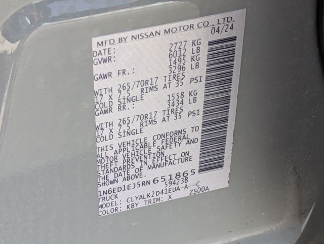 Used 2024 Gray Nissan PRO-X image 27