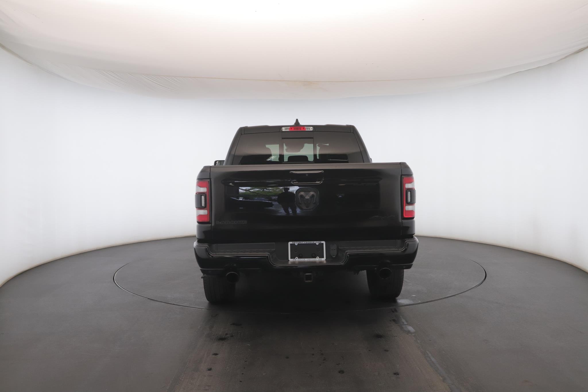 Used 2023 Diamond Black Crystal Pearlcoat Ram Laramie 4x4 Crew Cab 5