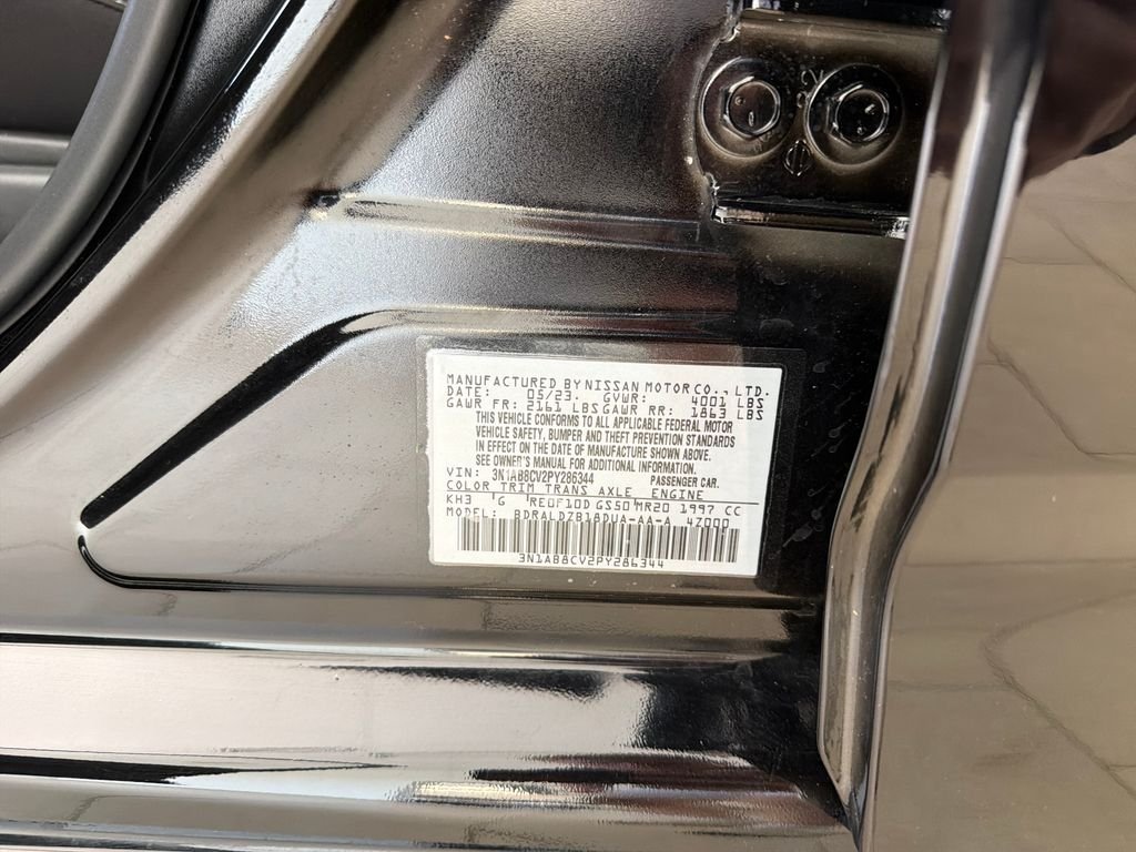 Used 2023 Super Black Nissan SV image 11