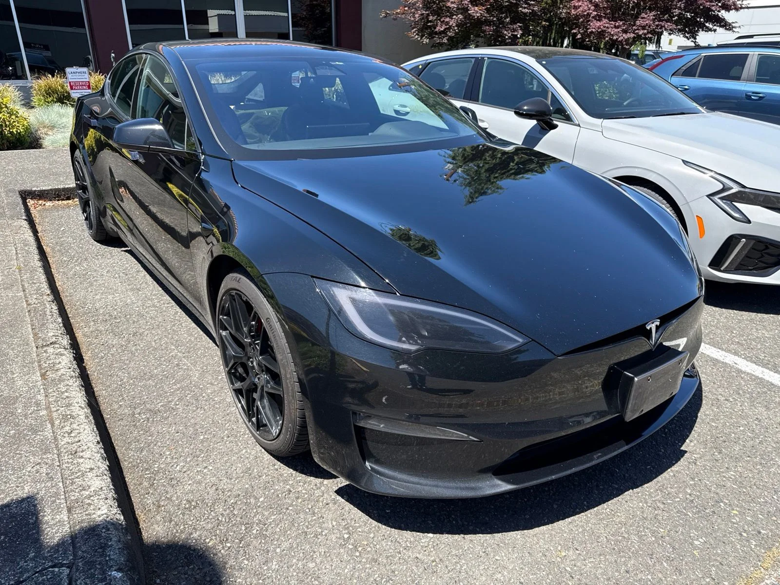 Used 2023 Black Tesla Plaid image 4