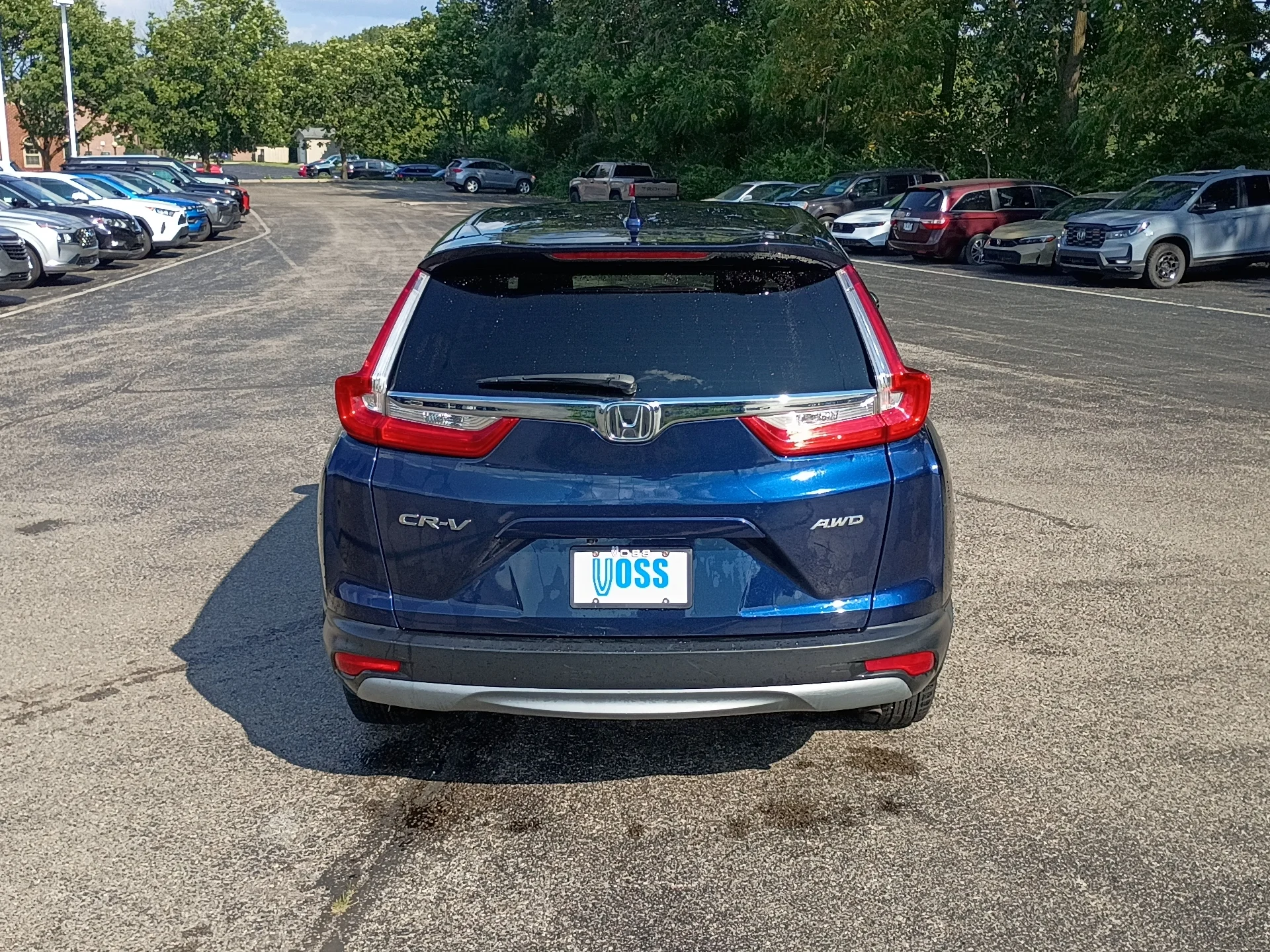 Certified Used 2018 Obsidian Blue Pearl Honda EX-L image 3