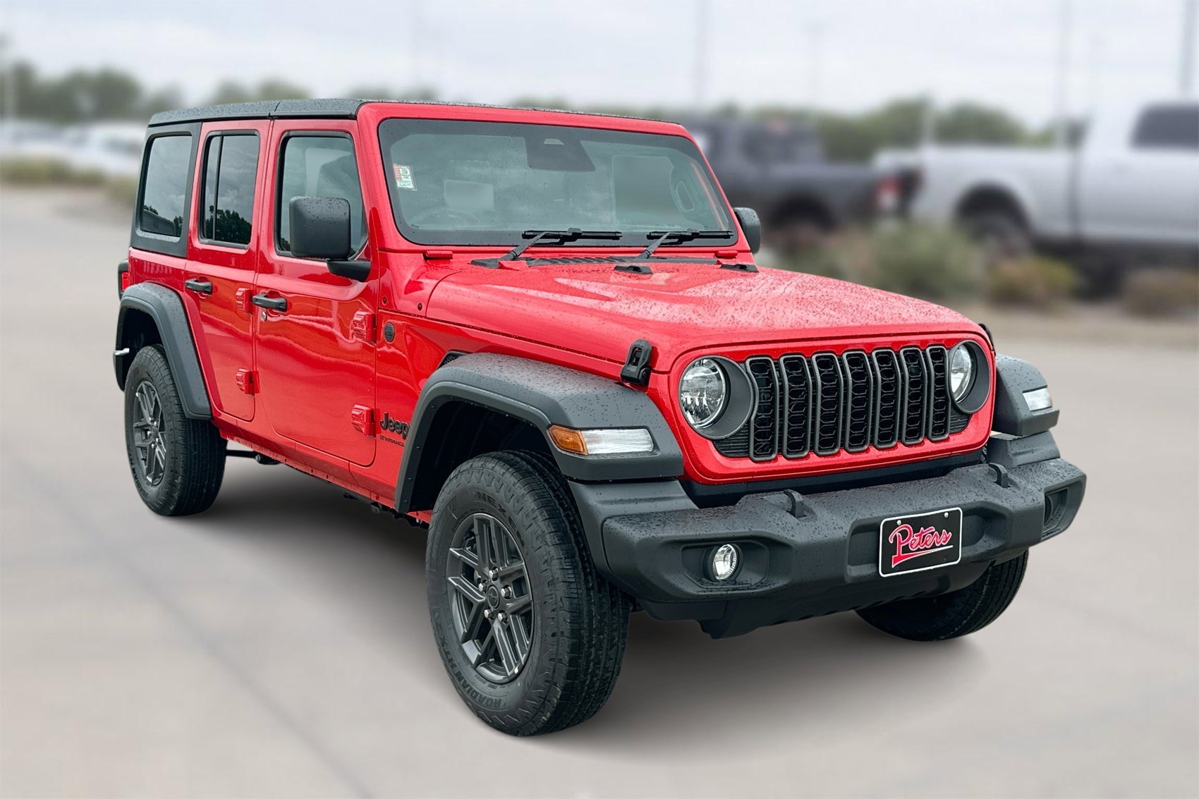 New 2026 Firecracker Red Clearcoat Jeep Sport image 1