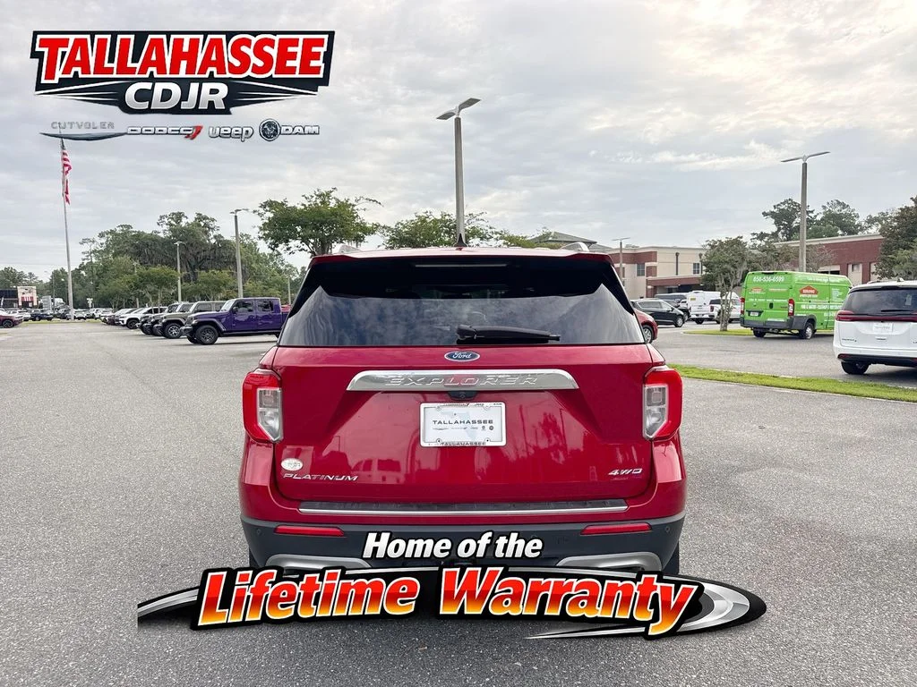Used 2023 Red Metallic Ford Platinum image 4