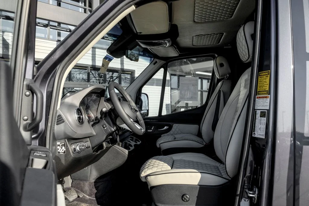 New 2026 Tenorite Gray Metallic Midwest Automotive Designs FD2 w/ Dual Rear Bench Overland Package, 540AH, Solar and 2.5KW Cummins Onan Generator image 15