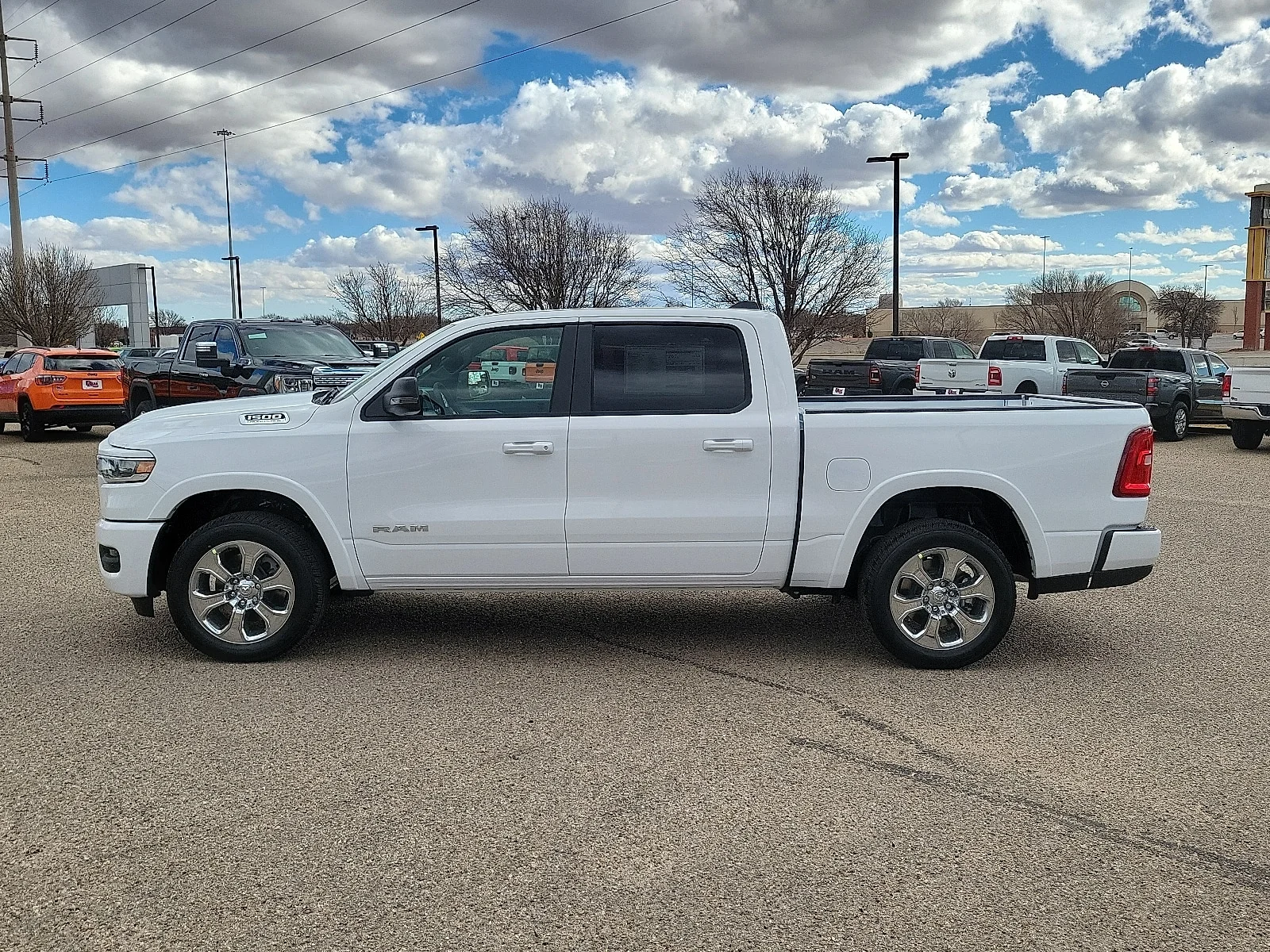 New 2026 PW7 Bright Whit Ram LONE STAR CREW CAB 4X4 5