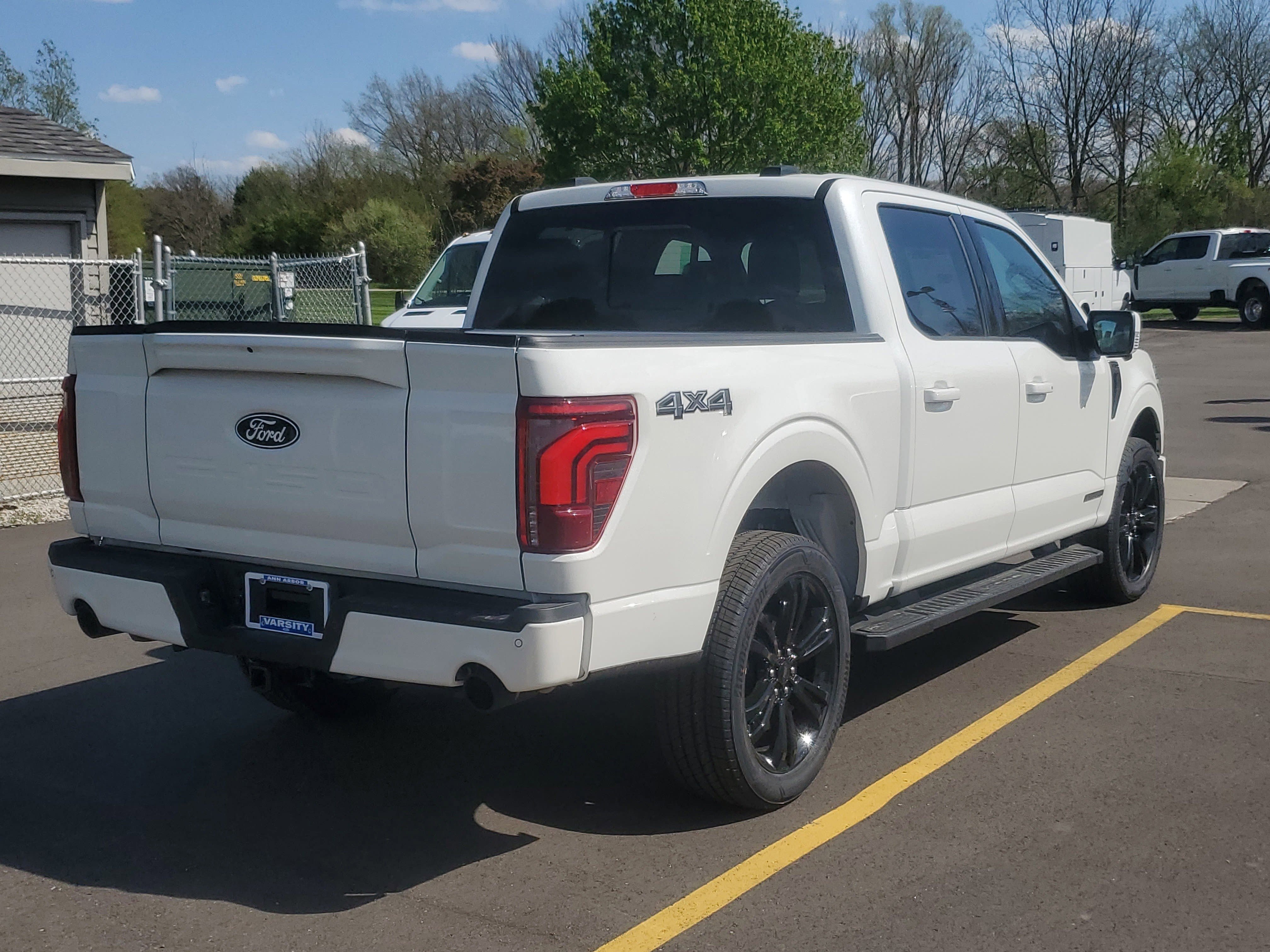 New 2026 Star White Metallic Tri-Coat Ford Lariat® image 4