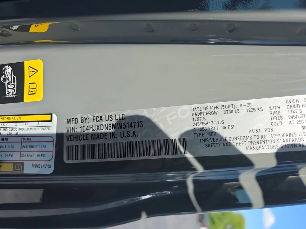 Used 2021 Sting-Gray Clearcoat Jeep Unlimited Sport image 25