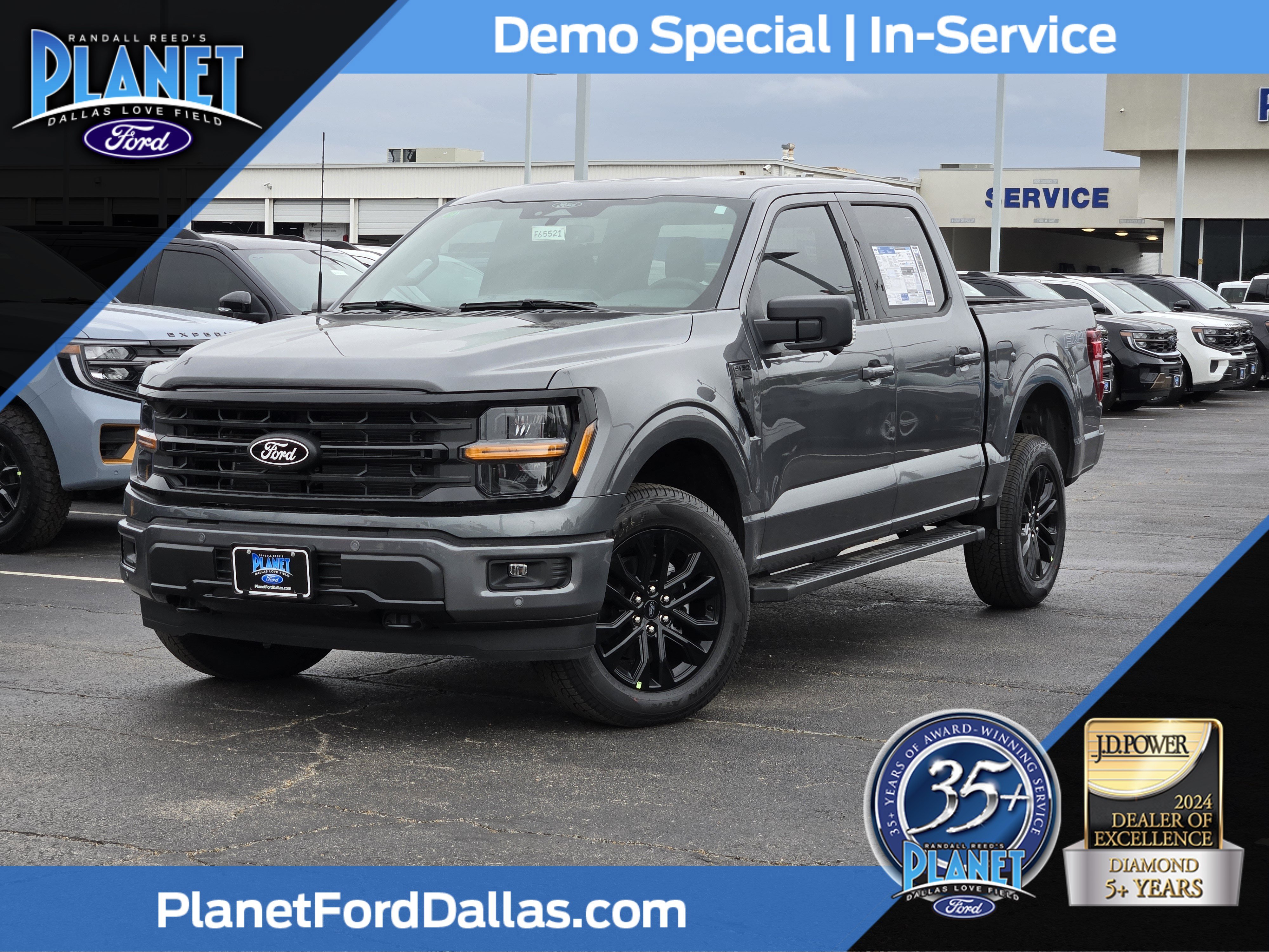New 2026 Carbonized Gray Metallic Ford XLT image 1