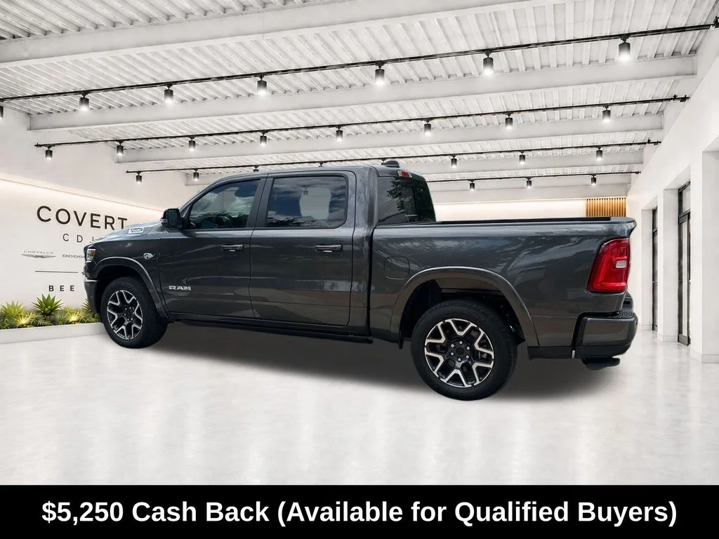 New 2026 Granite Crystal Metallic Clear-Coat Exterior Paint RAM Laramie image 7