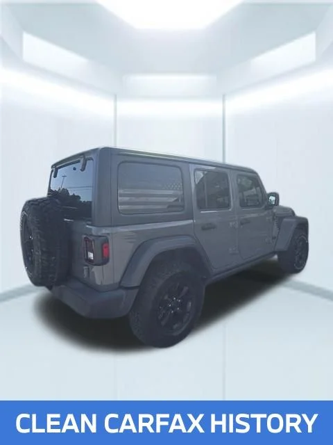 Used 2020 Gray Jeep Unlimited Willys image 3