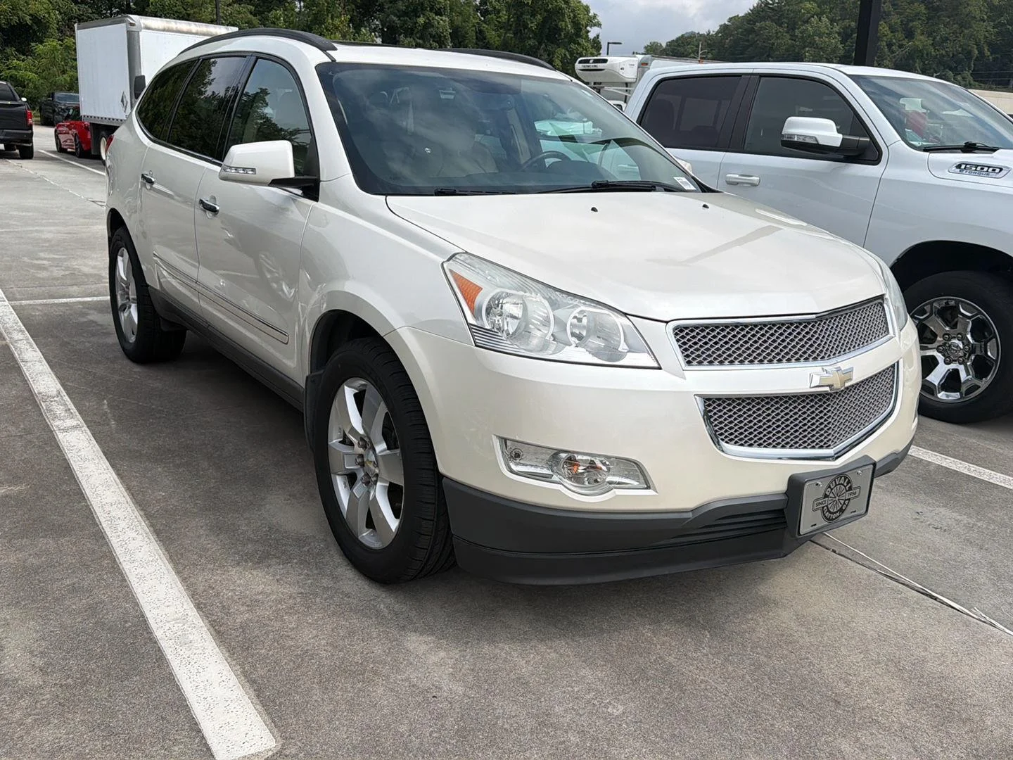 Used 2012 White Diamond Tri-Coat Chevrolet LTZ image 3