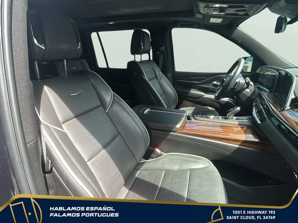 Used 2024 Galactic Gray Metallic Cadillac Premium Luxury image 33