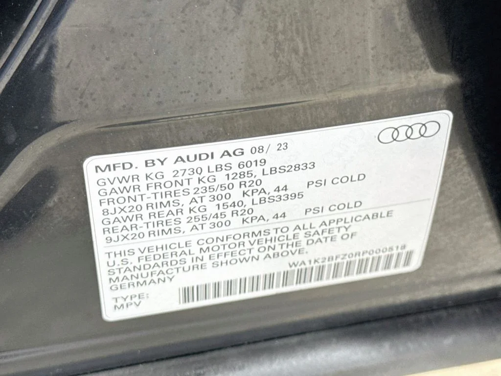 Used 2024 Black Audi Premium image 32